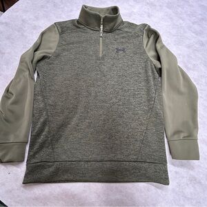 Under‎ Armour Heathered Gray Quarter-Zip Pullover